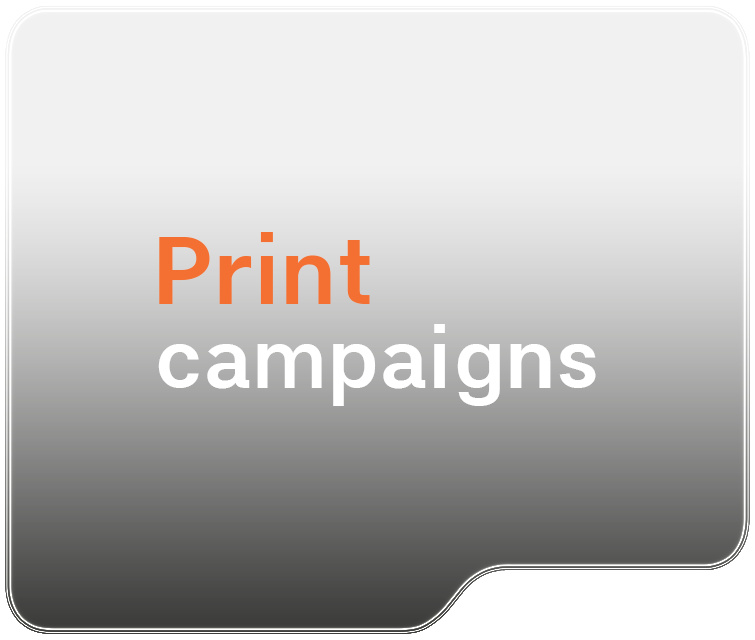 الحملات المطبوعة